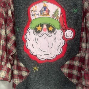 Custom Christmas thrift flip campfire shirt